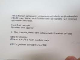 Perustus- ja betonityöt -groundwork and concrete laying in house construction