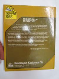 Perustus- ja betonityöt -groundwork and concrete laying in house construction