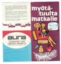 Myötätuulta matkalle  Aura Vakuutus -esite 1963