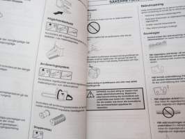 Jonsered CS 2141, CS 2145, CS 2150 motorsåg (moottorisaha) -käyttöohjekirja ruotsiksi / chain saw operator´s manual in swedish
