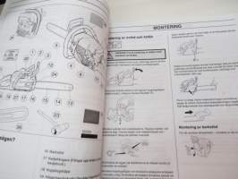 Jonsered CS 2141, CS 2145, CS 2150 motorsåg (moottorisaha) -käyttöohjekirja ruotsiksi / chain saw operator´s manual in swedish