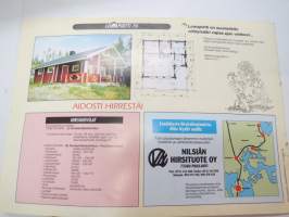 Nilsiän Hirsituote Oy - hirsihuvilat -myyntiesite -log house brochure