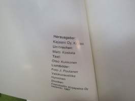 Kajaani Oy 1907-1967 -kuvakirja tehtaan nykypäivästä (saksankielinen) / presentation book of an mill (in german)