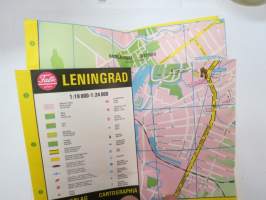 Leningrad Citymap (Ленинград) Falkplan -karta / map