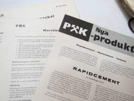 P &amp; K produkter - Pargas Kalbergs Ab broschyrer -brochures