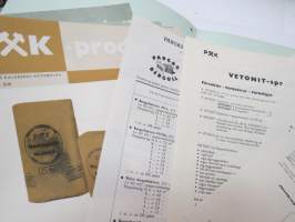 P &amp; K produkter - Pargas Kalbergs Ab broschyrer -brochures