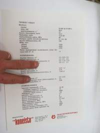 Kaivukone EO-3323 -myyntiesite / excavator brochure