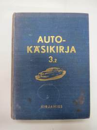 Autokäsikirja 3.2 1955 ... on yhdistetty yhtiömme aikaisemmin julkaisema teos &quot;Auto-, moottoripyörä- ja traktorikuvasto&quot; sekä &quot;Autokäsikirja 2&quot;:n