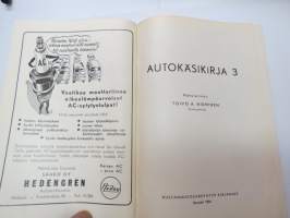 Autokäsikirja 3.1 1954 ...tekniikka ja auton käyttö -automobil technics and use