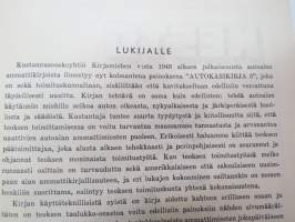 Autokäsikirja 3.1 1954 ...tekniikka ja auton käyttö -automobil technics and use