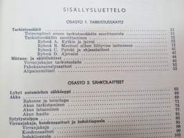 Autokäsikirja 3.1 1954 ...tekniikka ja auton käyttö -automobil technics and use