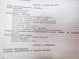 Autokäsikirja 3.1 1954 ...tekniikka ja auton käyttö -automobil technics and use