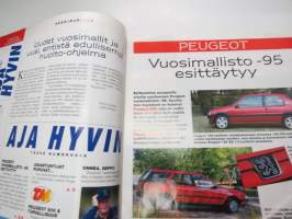 Aja Hyvin 1994 nr 3 -Peugeot autoilun erikoislehti -asiakaslehti / customer magazine