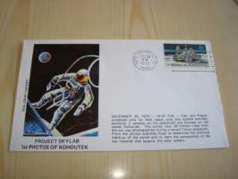 NASA, Project Skylab, 1973, USA, ensipäiväkuori, FDC. Katso myös muut kohteeni, minulla on myynnissä mm. noin 1 200 erilaista amerikkalaista ensipäiväkuorta