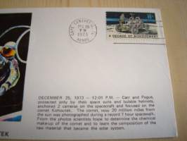 NASA, Project Skylab, 1973, USA, ensipäiväkuori, FDC. Katso myös muut kohteeni, minulla on myynnissä mm. noin 1 200 erilaista amerikkalaista ensipäiväkuorta