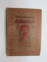 Kansanvalistusseuran Kalenteri 1923, sis. mm. seur. artikkelit / kuvat / mainokset; Sokerijuurikasviljelyn mainos, Forssan Osakeyhtiö, Lacta &amp; Milka separaattorit,