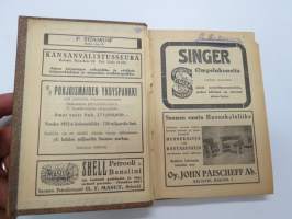 Kansanvalistusseuran Kalenteri 1923, sis. mm. seur. artikkelit / kuvat / mainokset; Sokerijuurikasviljelyn mainos, Forssan Osakeyhtiö, Lacta &amp; Milka separaattorit,