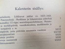 Kansanvalistusseuran Kalenteri 1923, sis. mm. seur. artikkelit / kuvat / mainokset; Sokerijuurikasviljelyn mainos, Forssan Osakeyhtiö, Lacta &amp; Milka separaattorit,