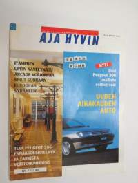 Aja Hyvin 1993 nr 2 - Oy Maan Auto Ab / Peugeot asiakaslehti -customer magazine