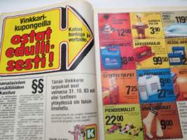 Vinkkari 1983 nr 3 Kesoil-kauppiaitten asiakaslehti -customer magazine