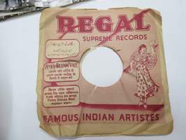 Regal RL. 1447 (Columbia) Copendranarayan - Instrumental flute -savikiekkoäänilevy -78 rpm record