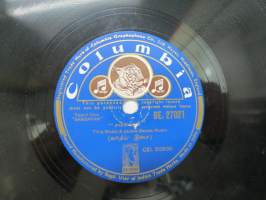 Columbia GE. 27021 - Tamil Film Samsaram Title music &amp; Jalara Dance / P. Leela -savikiekkoäänilevy -78 rpm record