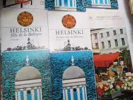 Erä erilaisia ja erikielisiä esitteitä Helsnki -brochures of Helsinki - various languages