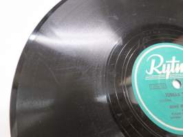 Rytmi VR. 6042 Reino Helismaa - Turhaa työtä / Samettisilmät -savikiekkoäänilevy, 78 rpm 10&quot; record