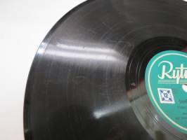 Rytmi VR. 6042 Reino Helismaa - Turhaa työtä / Samettisilmät -savikiekkoäänilevy, 78 rpm 10&quot; record