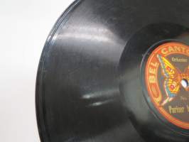 Bell Canto Record no 7008 - Med Bomber och Granater / Pariser Indtogsmarch -savikiekkoäänilevy, 78 rpm 10&quot; record