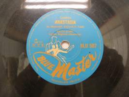 Blue Master BLU 507 Kalevi Korpi - Anastasia / Seija Lampila - Lemmen paula -savikiekkoäänilevy, 78 rpm 10&quot; record