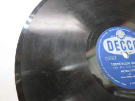 Decca SD 5327 Juha Eirto - Keskiyön tango / Metro-Tytöt - Toukokuun unelma -savikiekkoäänilevy, 78 rpm 10&quot; record