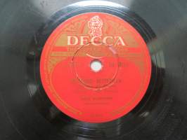 Decca SD 5035 Decca-orkesteri - Kultaa ja hopeaa / Arne Hulpersin viihdeorkesteri - Kuutamo Alsterilla -savikiekkoäänilevy, 78 rpm 10&quot; record