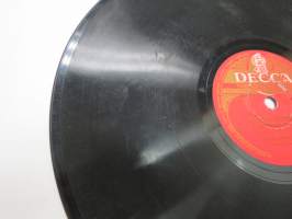 Decca SD 5035 Decca-orkesteri - Kultaa ja hopeaa / Arne Hulpersin viihdeorkesteri - Kuutamo Alsterilla -savikiekkoäänilevy, 78 rpm 10&quot; record