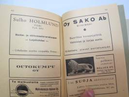 Suomen Urheiluliitto toimintasäännöt, rata- ja kenttäurheilun kilpailusäännöt, SVUL:n yleiset kilpailusäännöt 1945 + erilliset Mestaruuskilpailusäännöt