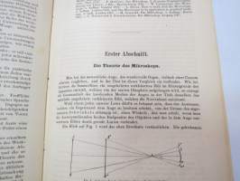 Das Mikroskop und die Mikroskopische Technik. Ein Handbuch für Ärtzte und Studierende von Dr. Heinrich Frey, Professor der Medizin in Zürich. Mit 397 Figuren