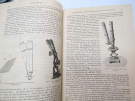 Das Mikroskop und die Mikroskopische Technik. Ein Handbuch für Ärtzte und Studierende von Dr. Heinrich Frey, Professor der Medizin in Zürich. Mit 397 Figuren