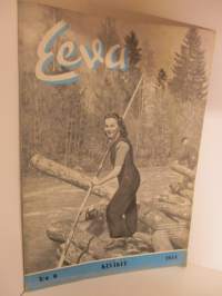 Eeva 1944 / 6 kesäkuu - kansik,SF uusi filmitähtiMervi Järventaus.