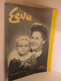 Eeva 1945 / 3 Maaliskuu - kansik,Tuire Orri ja Mona Tuire Kristiina.