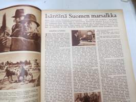 Suomen Kuvalehti 1959 nr 22, ilmestynyt 30.5.1959, sis. mm. seur. artikkelit / kuvat / mainokset; Kansikuva &quot;Tukkijätkän tupakkatauko&quot;, Paulig, Sumusol,