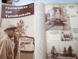 Suomen Kuvalehti 1959 nr 22, ilmestynyt 30.5.1959, sis. mm. seur. artikkelit / kuvat / mainokset; Kansikuva &quot;Tukkijätkän tupakkatauko&quot;, Paulig, Sumusol,