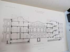 Das Museum für Naturkunde der Universität Berlin - Entworfen von A. Tiede, Mitgtheilt von F. Kleinwächter, Mit Abbildungen in Holzschnitt und 6 Kupfertafeln