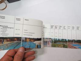 Uimalat - Helsinki -esite - / swimmin pools - beaches,  brochure