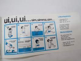 Uimalat - Helsinki -esite - / swimmin pools - beaches,  brochure