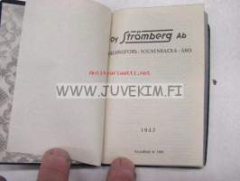 Strömberg 1945 -mainos / taskukirja ruotsiksi