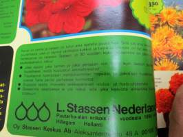 Oy L. Stassen Junior Ab kukkasipulit ym. 1974 voorjaar / früjahr / printemps / primavera / våren / kevät -tuoteluettelo -bulb catalog