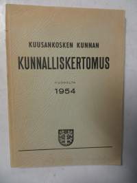 Kuusankosken Kunnaliskertomus v. 1954