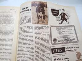 Suomen Kuvalehti 1959 nr 15, ilmestynyt 11.4.1959, sis. mm. seur. artikkelit / kuvat / mainokset; Kansikuva Teija Sopanen - Eva Kajas - Sirpa Särömaa?, SAS,