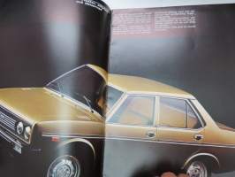 Fiat 131 Mirafiori -myyntiesite (ruotsinkielinen) -brochure in swedish