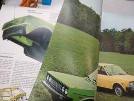 Fiat 131 Mirafiori -myyntiesite (ruotsinkielinen) -brochure in swedish